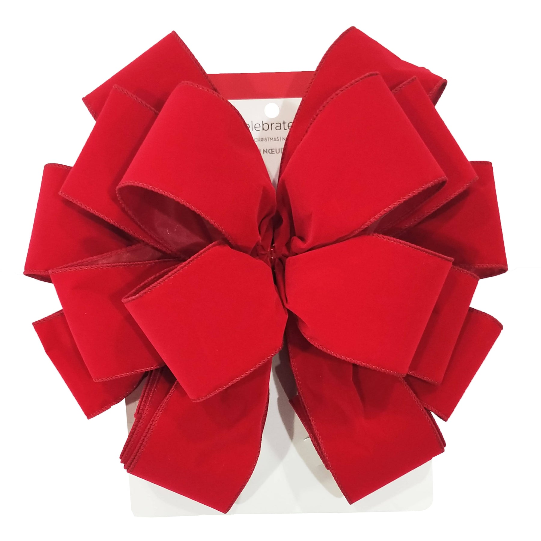 20.5" Bright Red Christmas Tree Bow Topper by Ashland by Celebrate It | Michaels